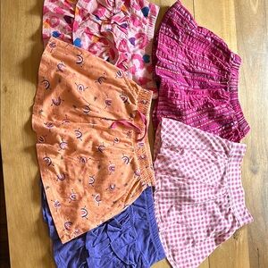 Vibrant Pack of 5 Skorts for Summer Adventures
